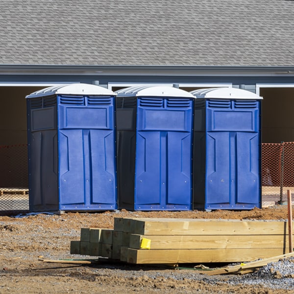 what is the maximum capacity for a single porta potty in Sprague Washington